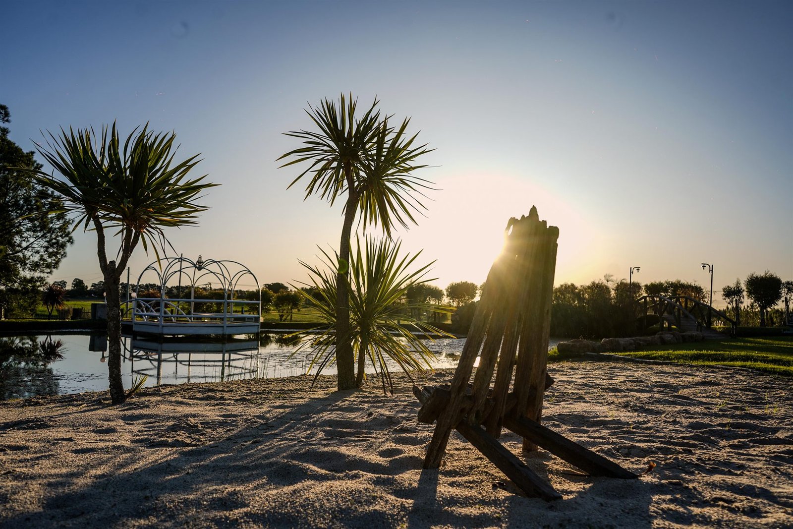 Entorno natural al atardecer